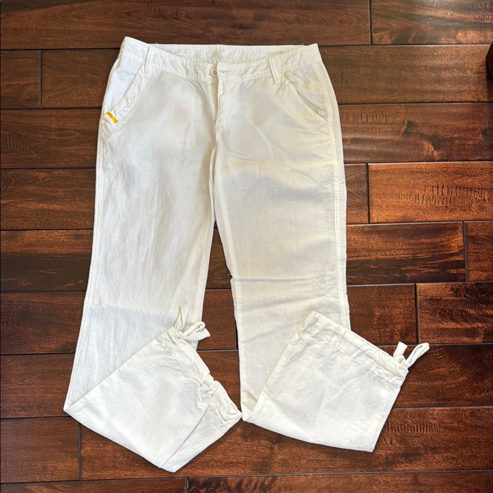 Lole Women's White Linen Pants